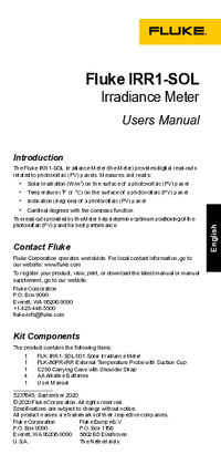 Thumbnail of document Manual - FLK-IRR1-SOL Solar Irradiance Meter